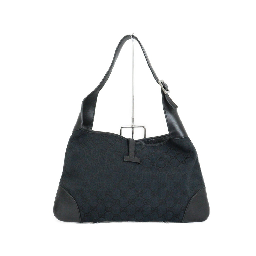Gucci Canvas Shoulder Black Kandinsky Leather Bag